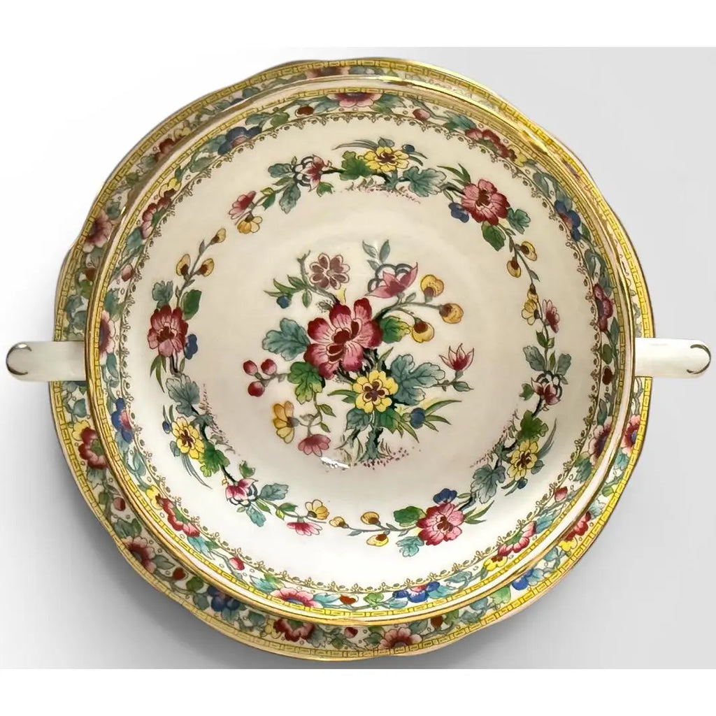 Vintage Coalport Ming Rose Bone China Dinnerware Set - 93 Pieces
