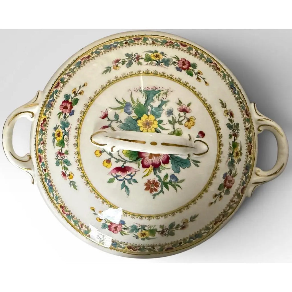 Vintage Coalport Ming Rose Bone China Dinnerware Set - 93 Pieces