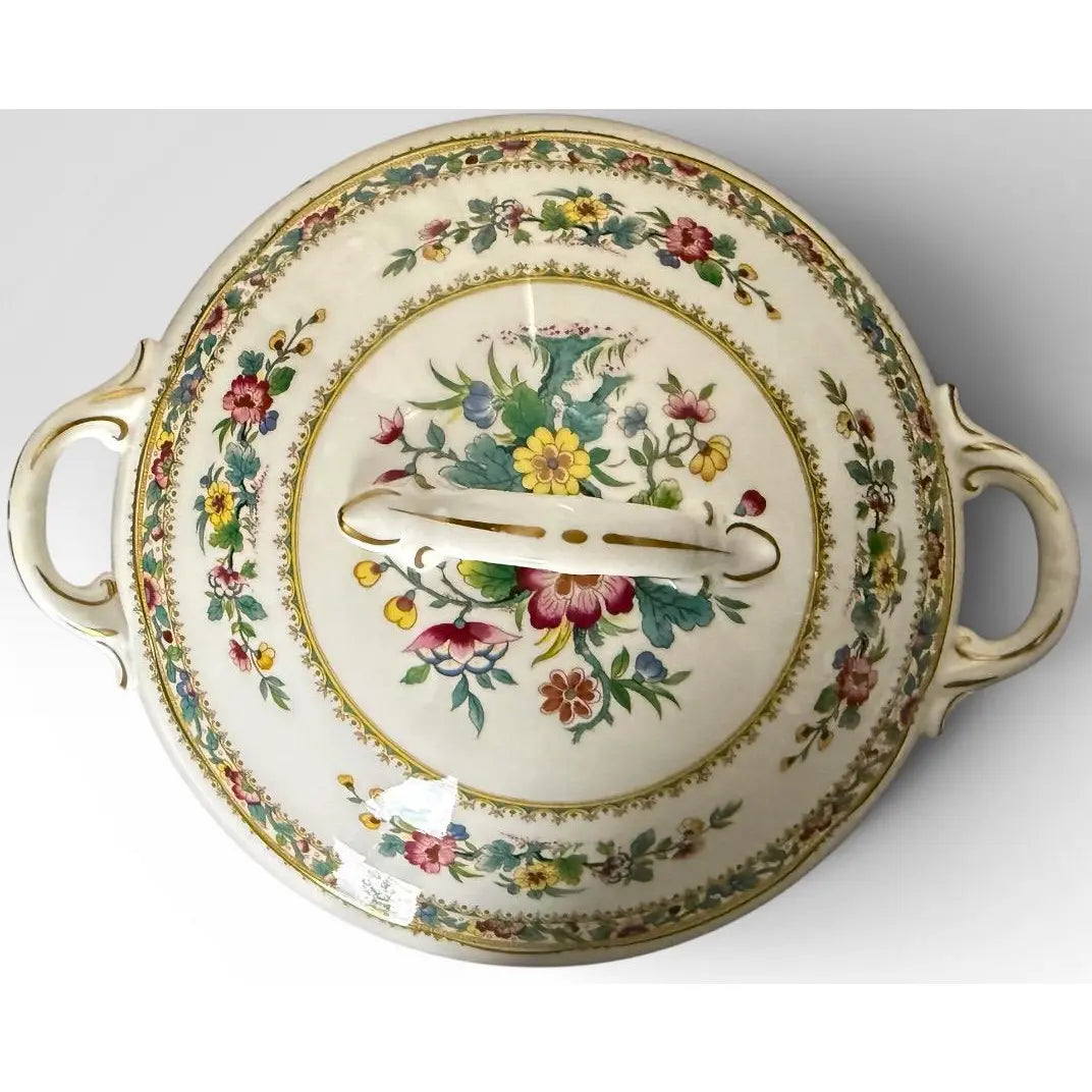 Vintage Coalport Ming Rose Bone China Dinnerware Set - 93 Pieces