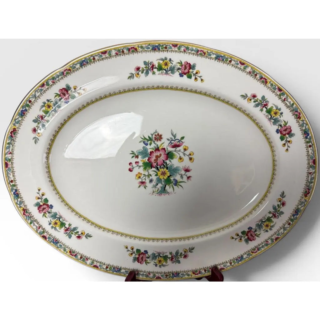 Vintage Coalport Ming Rose Bone China Dinnerware Set - 93 Pieces