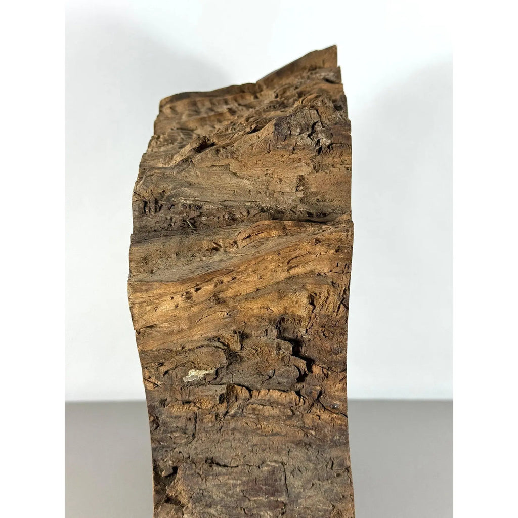Rare 19th-Century Folk Art Abraham Lincoln Portrait on Old-Growth Wood Slab with Klondike Gold Rush Ephemera