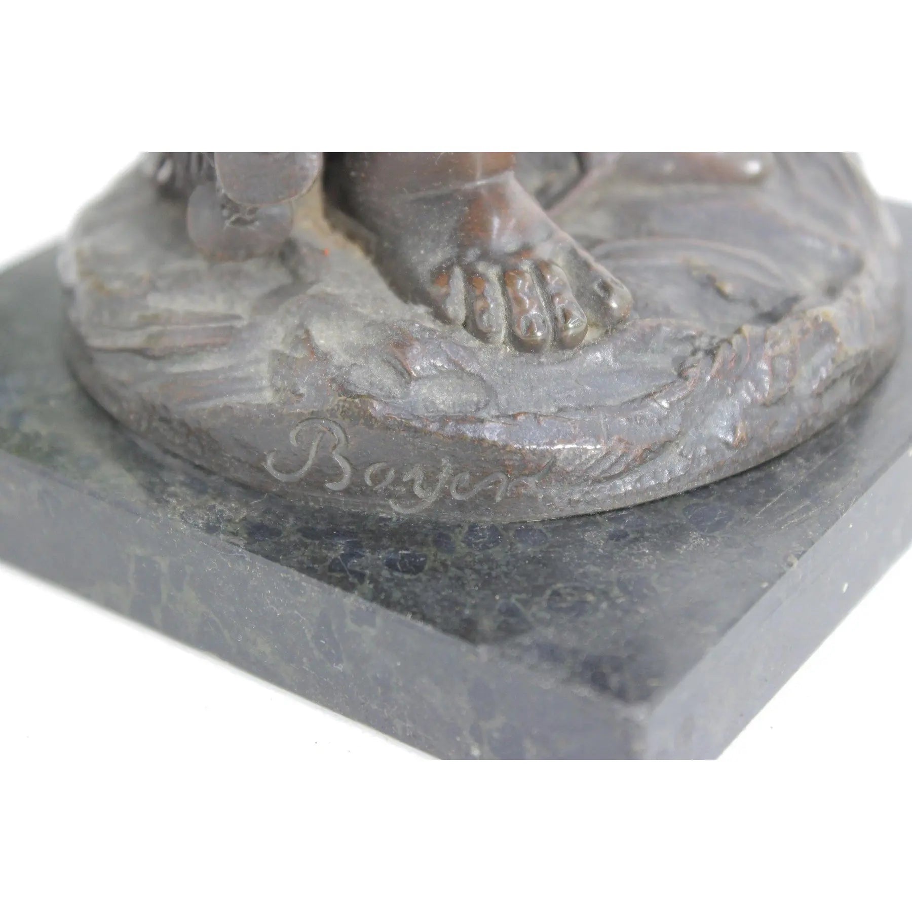 19th C. French Bronze Fisher Boy Sculpture Signed Emile Boyer, Antique Nautical Mantel Decor, Maritime Fine Art Bronze, Coastal Grandmillennial Gift