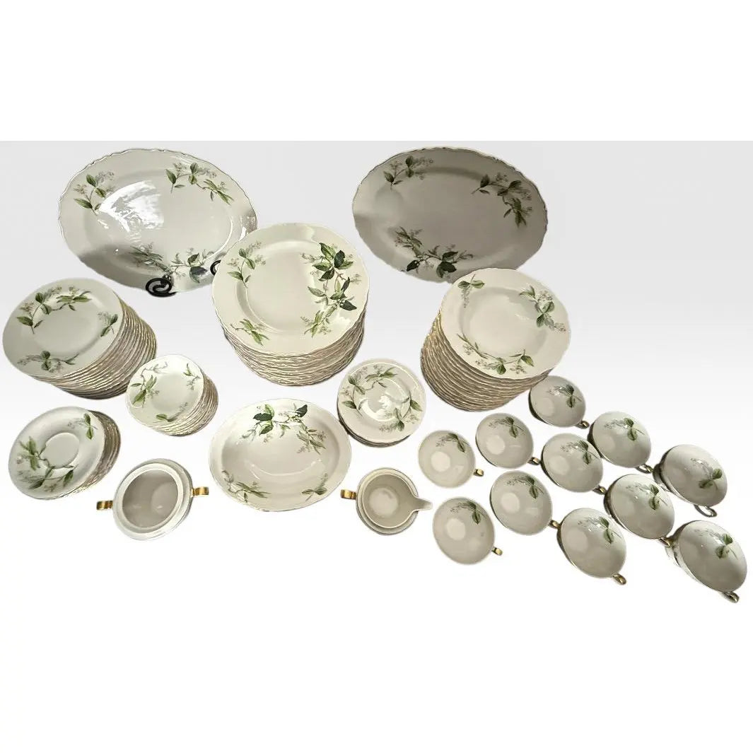 Vintage Theodore Haviland New York Orange Blossom Fine China Dinnerware 88 Piece Set