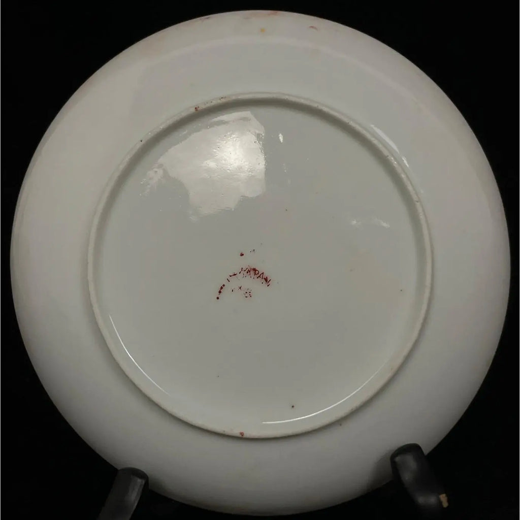 Antique Early 20th Century Japanese Porcelain 5.5 Inch Dish Set