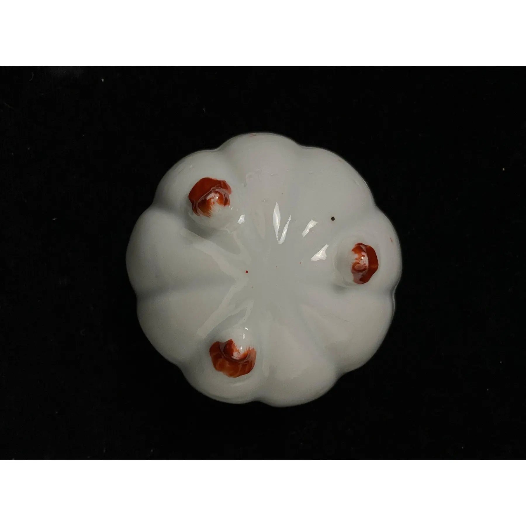 Antique Meiji / Taisho Era Japanese Porcelain Footed Nut & Dipping Bowls — Set of 6