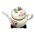 Antique 18th Century First Period Worcester Porcelain Teapot Mandarin Pattern Dr Wall Era
