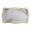 Antique Nippon Hand-Painted Floral Serving Tray