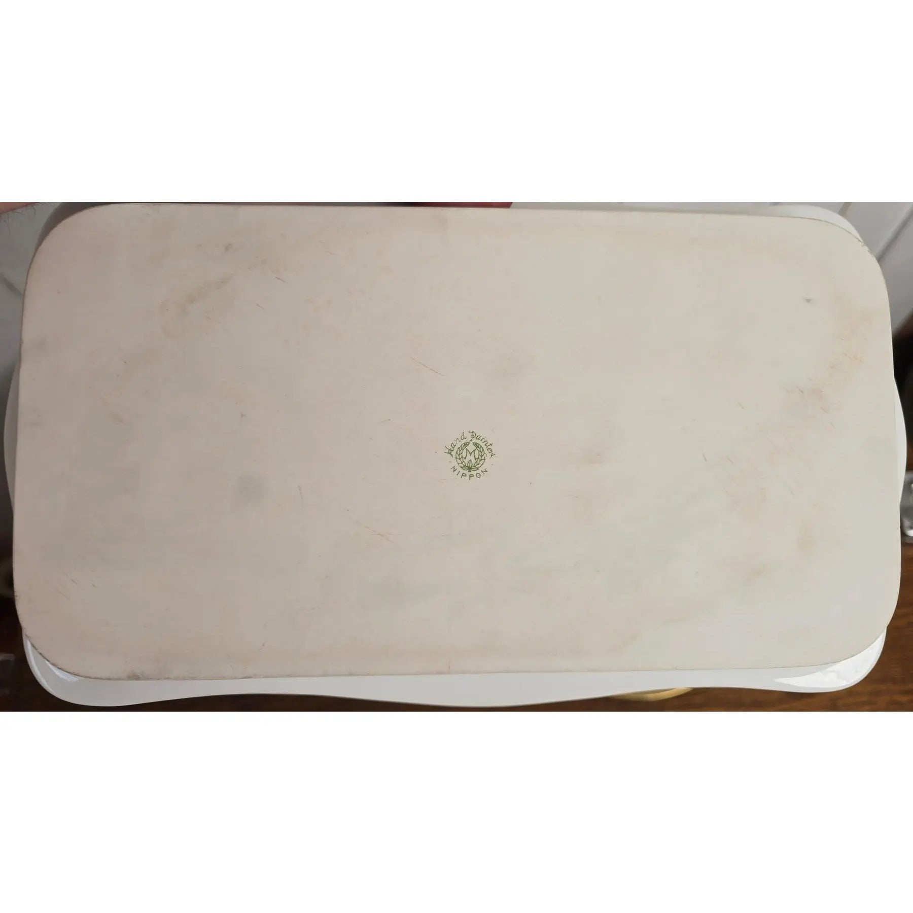 Antique Nippon Hand-Painted Floral Serving Tray