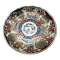 19th Century Japanese Imari Scalloped Dish - Hand-Painted Gilt