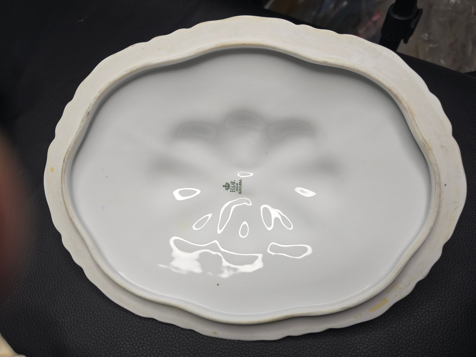 Set Of 3 Antique Heinrich and Co. Selb, Bavaria Ranson Porcelain Covered Tureens