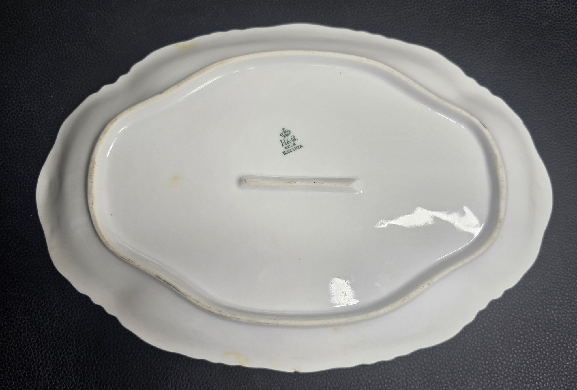 Set of 3 Antique Heinrich and Co. Selb, Bavaria Ranson Porcelain Graduated Serving Platters