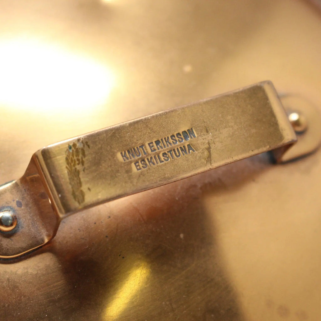 Vintage Knut Eriksson Eskilstuna Swedish Copper Saucepan - 1 Liter