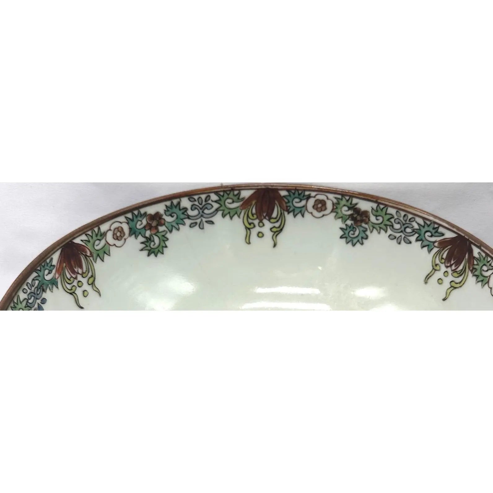 18th C. Qianlong Chinese Export Powder Blue Gilt Famille Rose 11 Inch Punch Bowl, Antique Qing Dynasty Chinoiserie Porcelain, Mandarin Palette