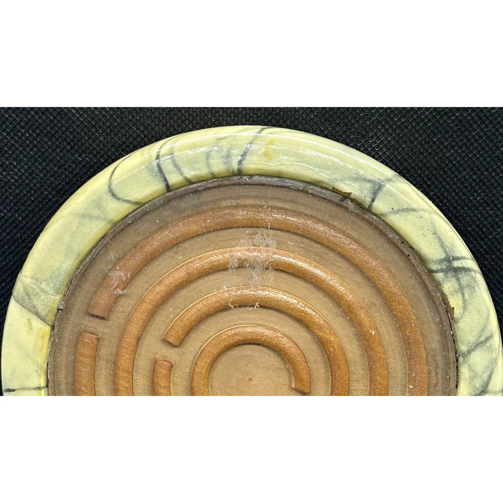 Antique 1920s Signed Marbled Bakelite Dexterity Maze Game — 'JAPA'