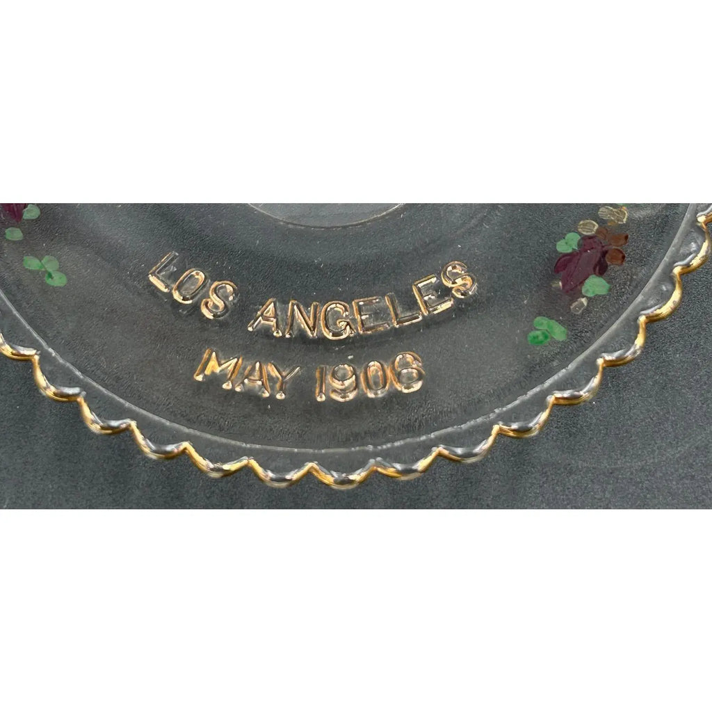 Antique Masonic Shriners Shaving Mug & 1906 Los Angeles Convention Plate