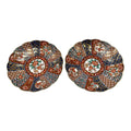 Vintage Arashiyama Jin Japanese Imari Porcelain Plates - Pair