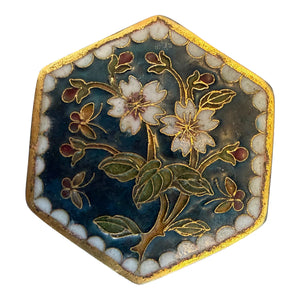 Exquisite Vintage Chinese Cloisonné Enamel Box