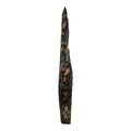 Monumental 73-Inch Signed 1984 American Outsider Folk Art Totem - "Ancestral Spirit" Painted Salvaged Timber
