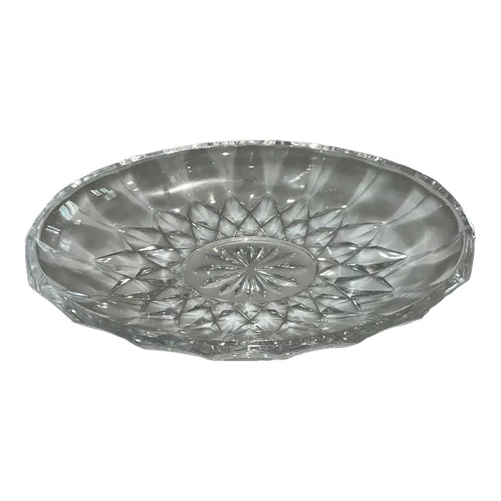 1980s Val Saint Lambert Belgian Crystal "Imperial" Centerpiece Bowl