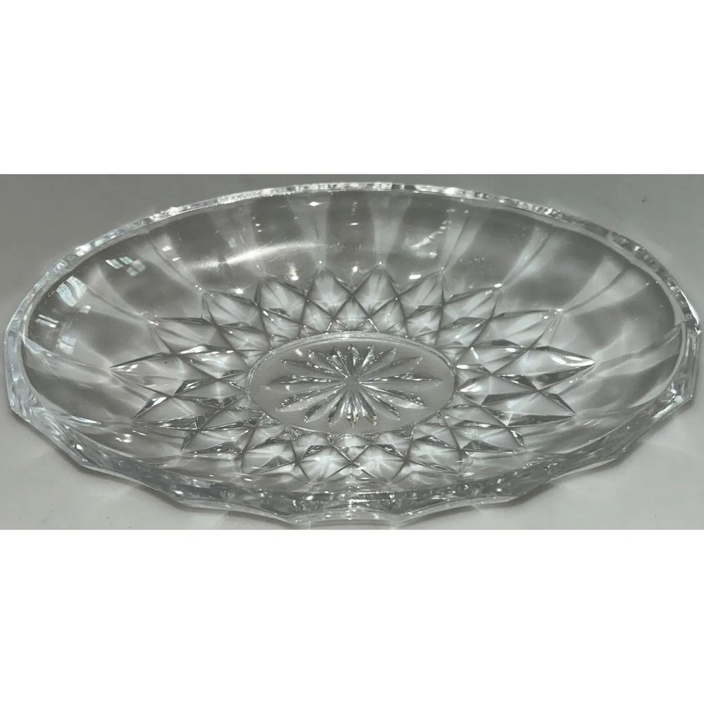 1980s Val Saint Lambert Belgian Crystal "Imperial" Centerpiece Bowl