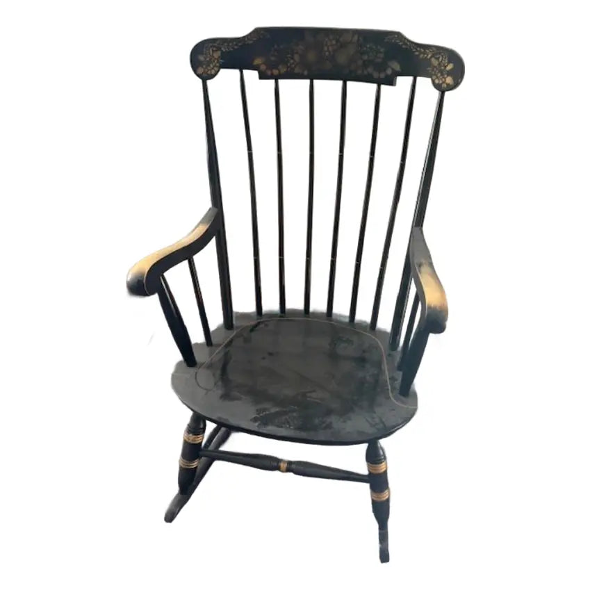 Vintage 1960s Nichols & Stone "Hitchcock Style" Boston Rocker