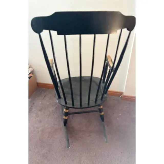 Vintage 1960s Nichols & Stone "Hitchcock Style" Boston Rocker
