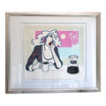 Large R.J. Hohimer Signed Limited Edition Serigraph Cup of Joe II Framed Pop Art