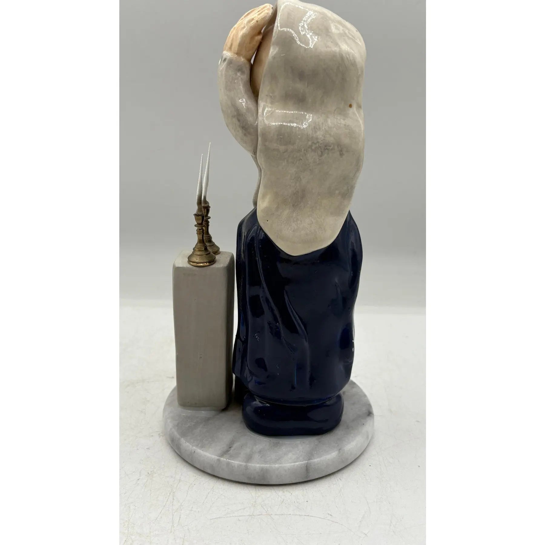 Signed Jose Riva Mid-Century Modern Israeli Judaica Ceramic Sculpture