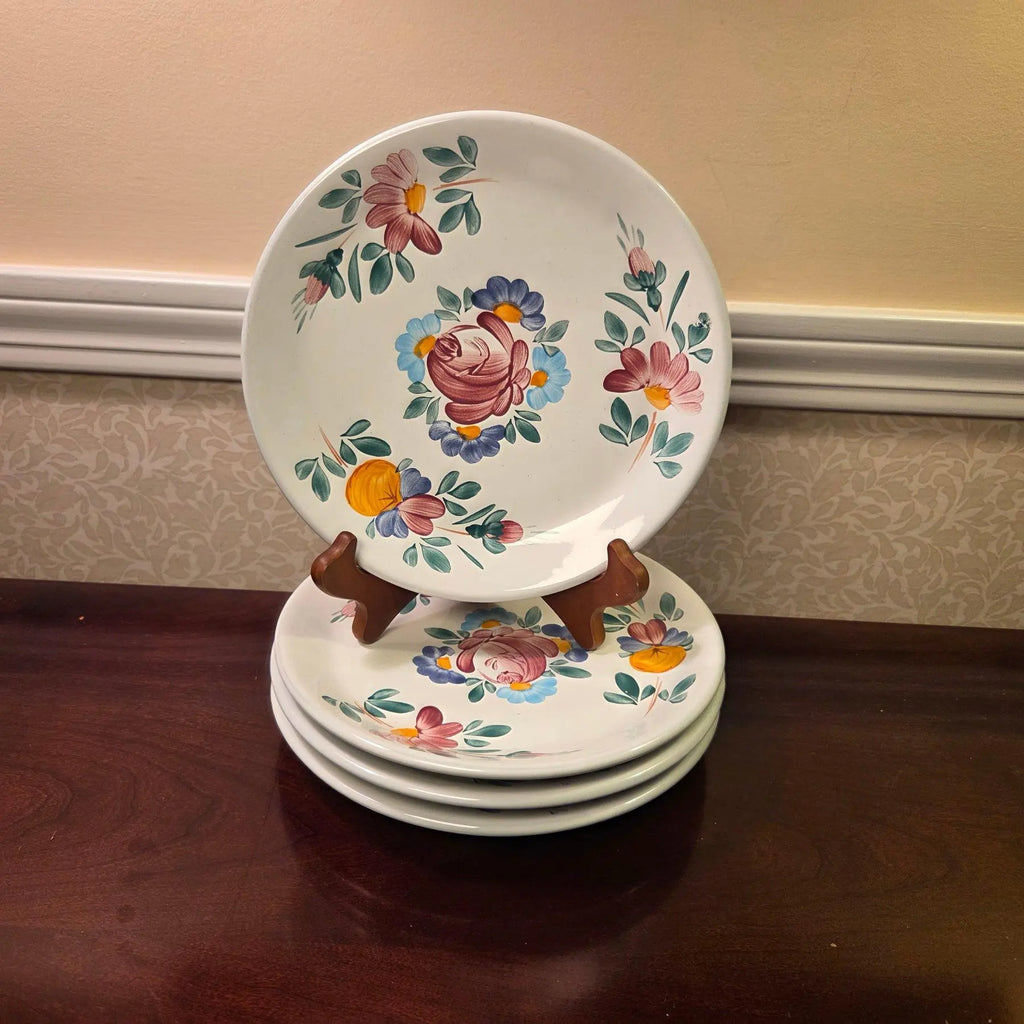 Vintage Varoslodi Majolica Hungary Hand-Painted Folk Art Set - 11 Piece