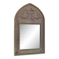 Large 1990s Bombay Company Neoclassical Urn Trumeau Mirror Hand Painted Gold Leaf