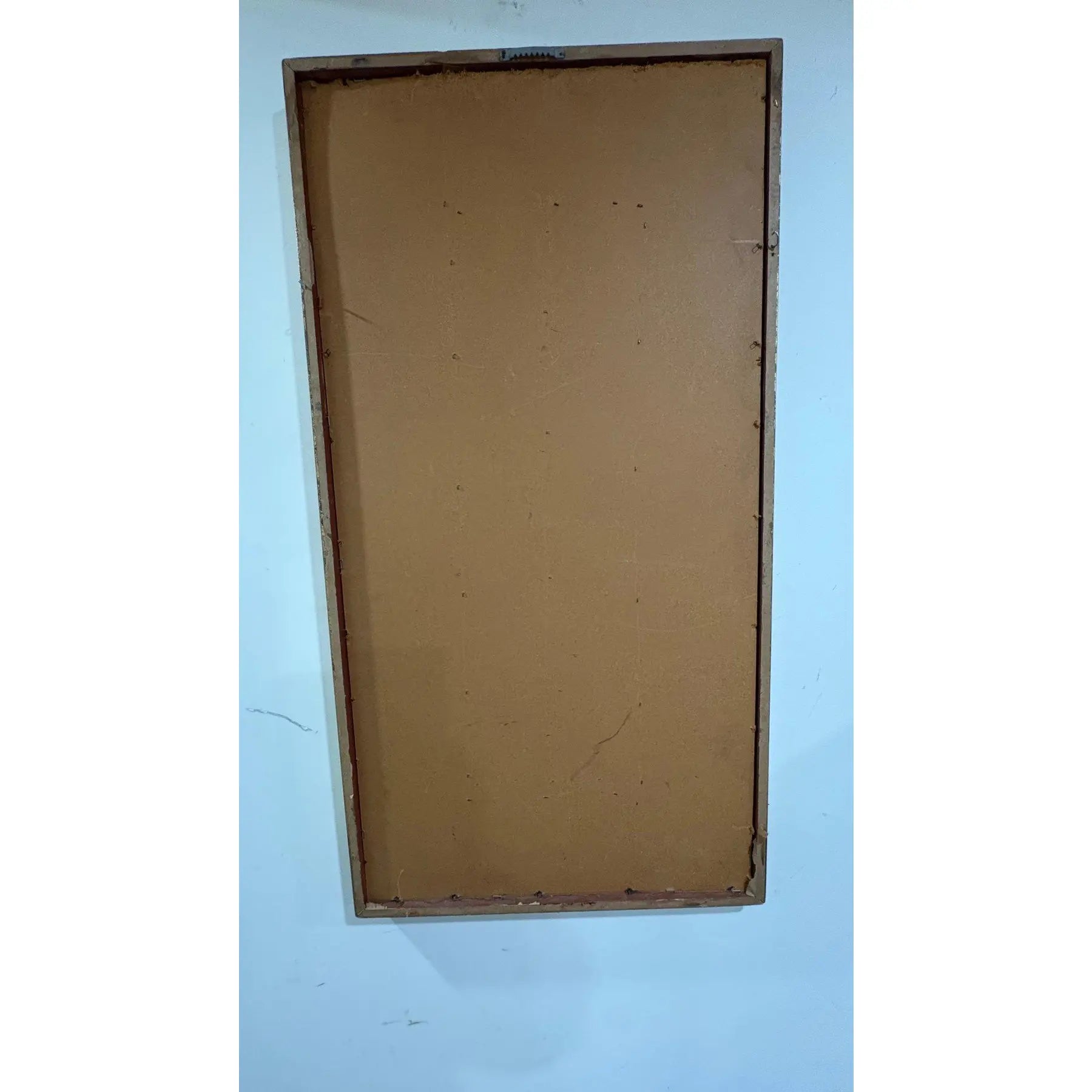 Large Mid-Century Gilded Wood Panel Garden Scene by Loze