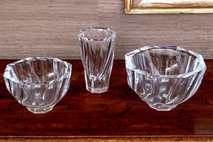 Vintage Orrefors Residence Crystal Trio by Olle Alberius