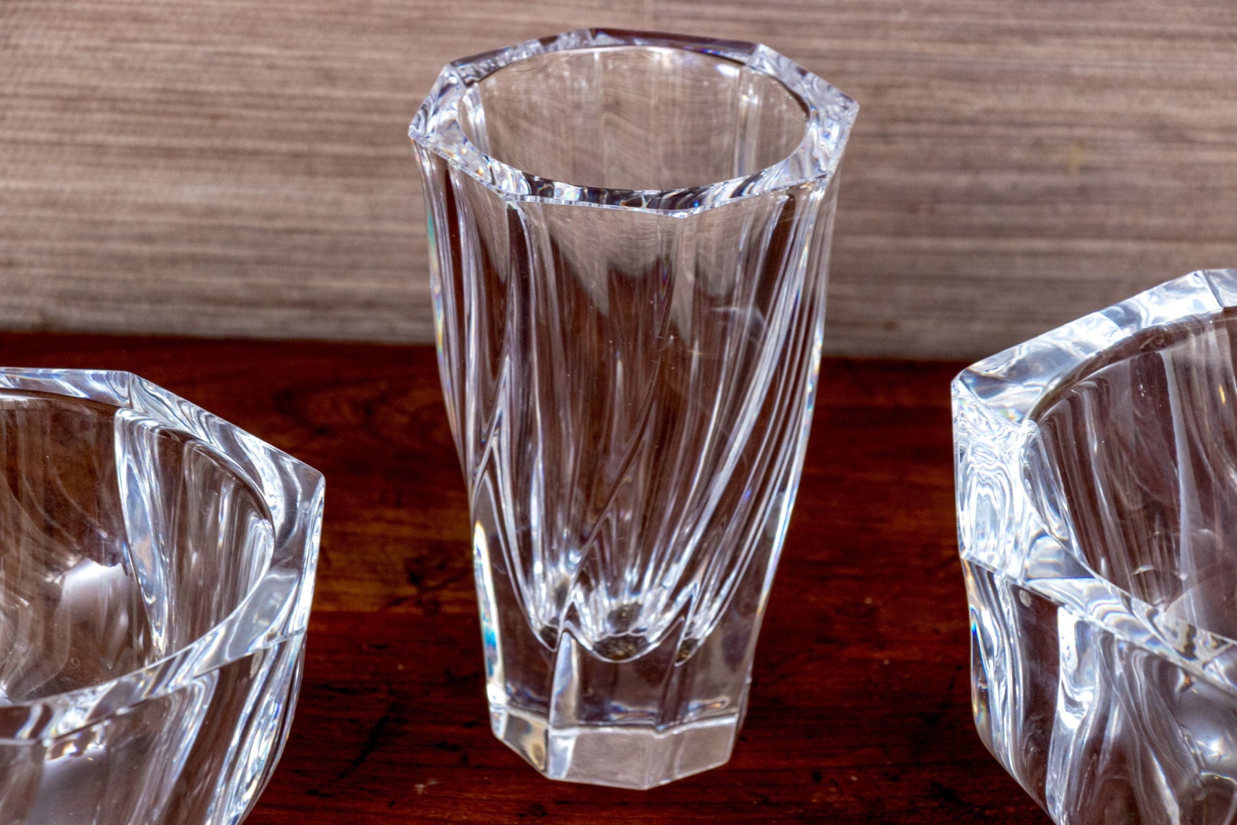 Vintage Orrefors Residence Crystal Trio by Olle Alberius