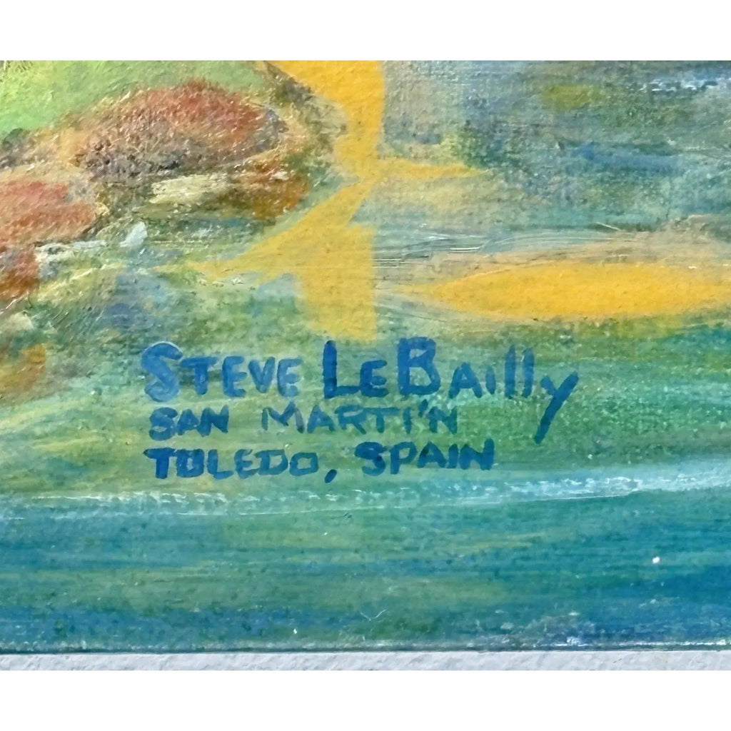 Stephen LeBailly Signed Original Oil – "San Martin Bridge, Toledo, Spain" (24x20)
