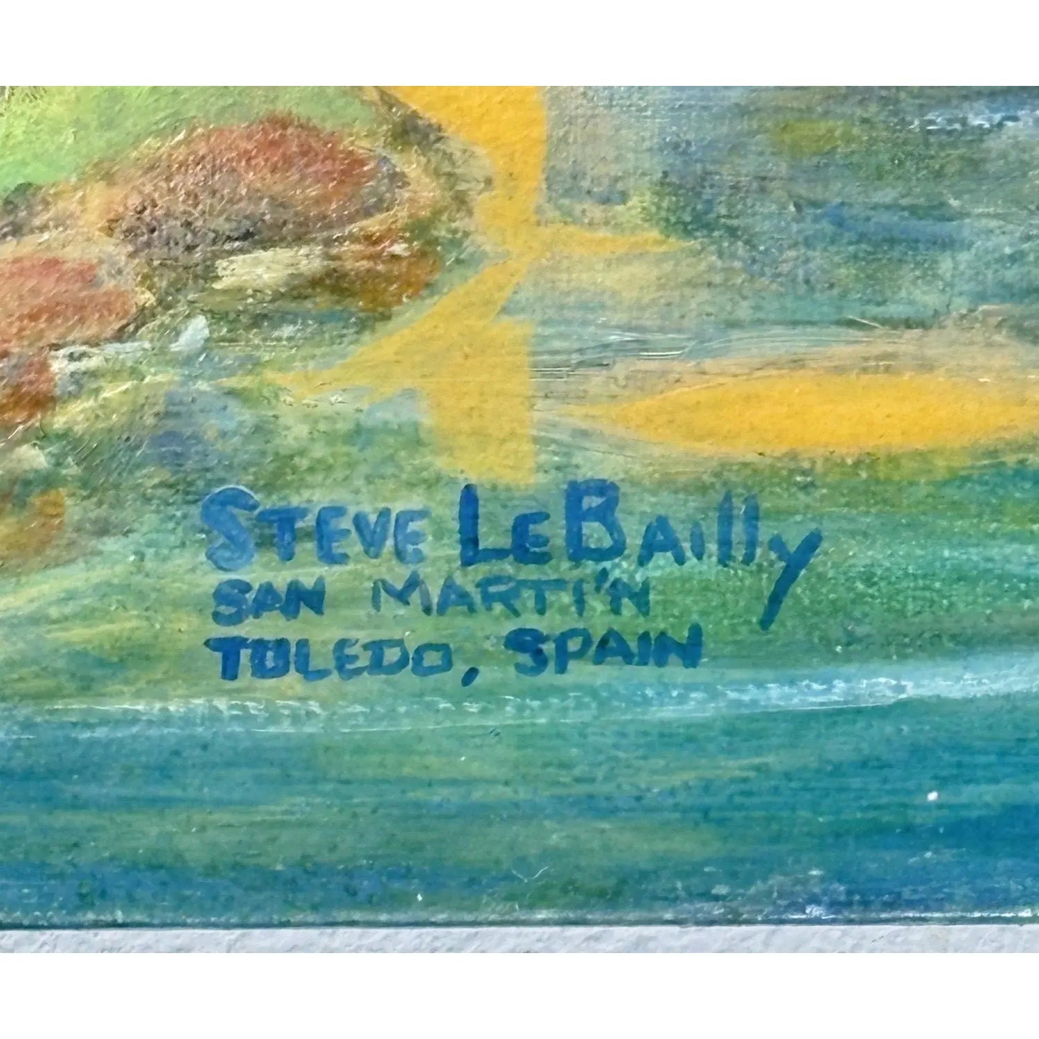Stephen LeBailly Signed Original Oil – "San Martin Bridge, Toledo, Spain" (24x20)