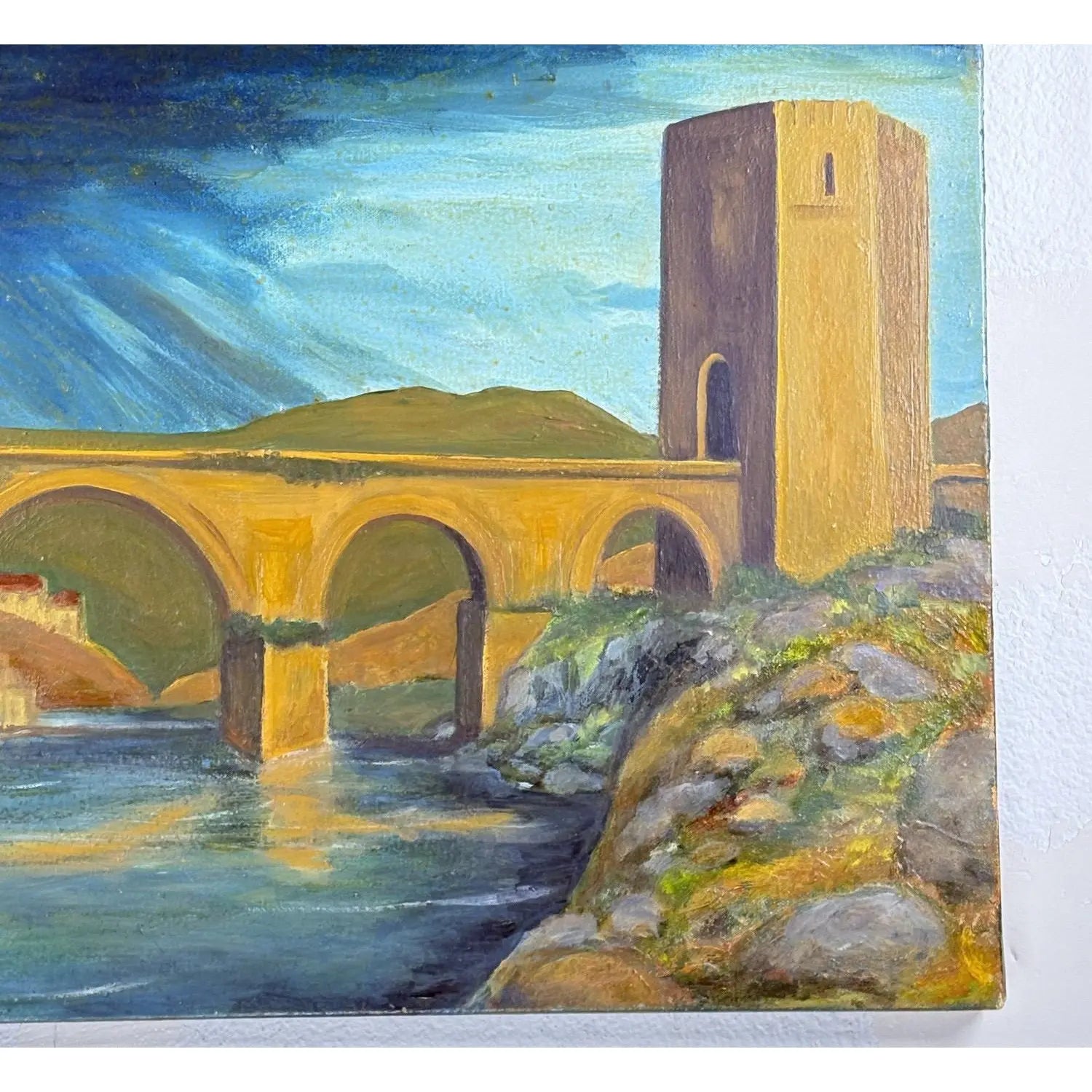 Stephen LeBailly Signed Original Oil – "San Martin Bridge, Toledo, Spain" (24x20)
