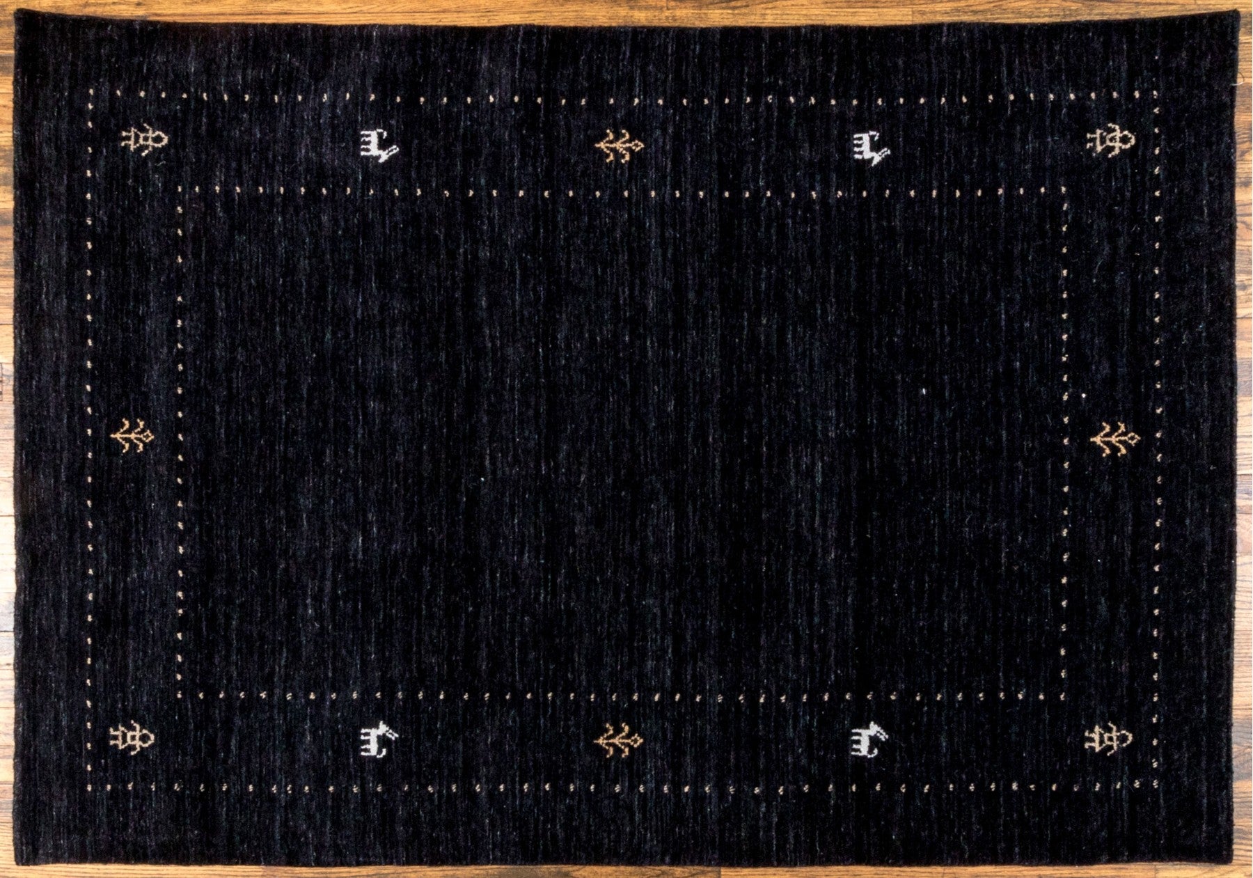 Hand-Woven Lori Gabbeh Wool Area Rug