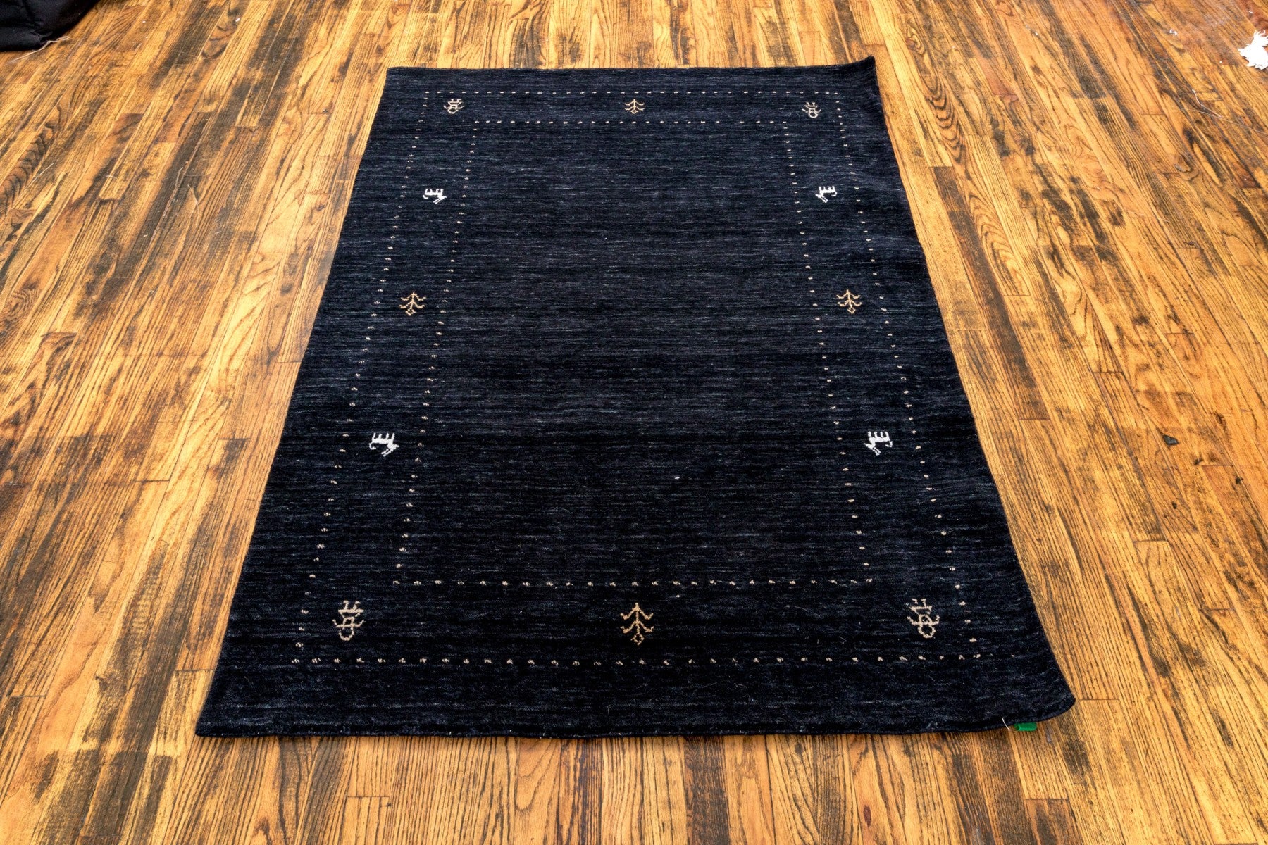 Hand-Woven Lori Gabbeh Wool Area Rug