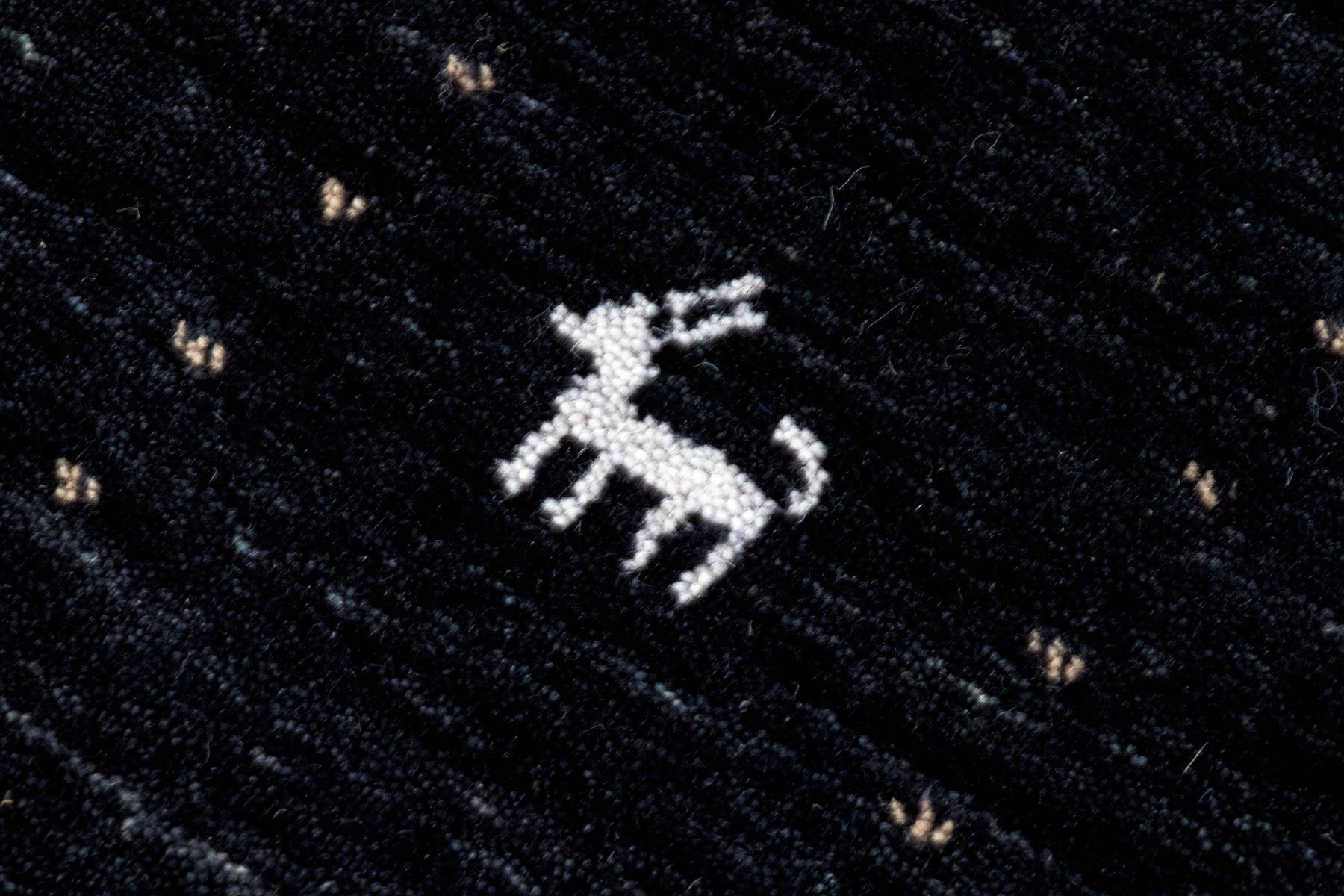 Hand-Woven Lori Gabbeh Wool Area Rug