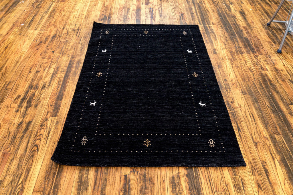 Hand-Woven Lori Gabbeh Wool Area Rug