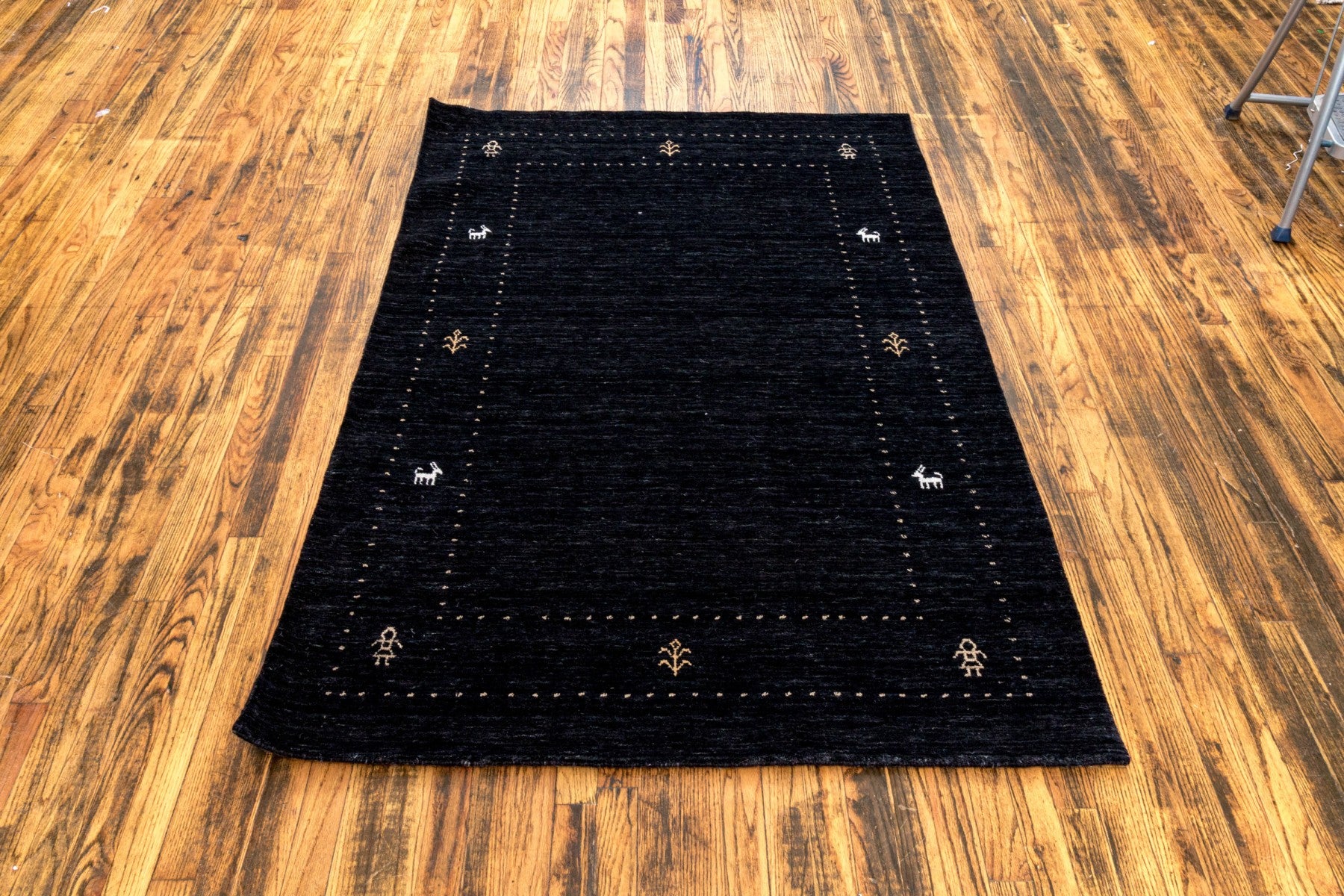 Hand-Woven Lori Gabbeh Wool Area Rug