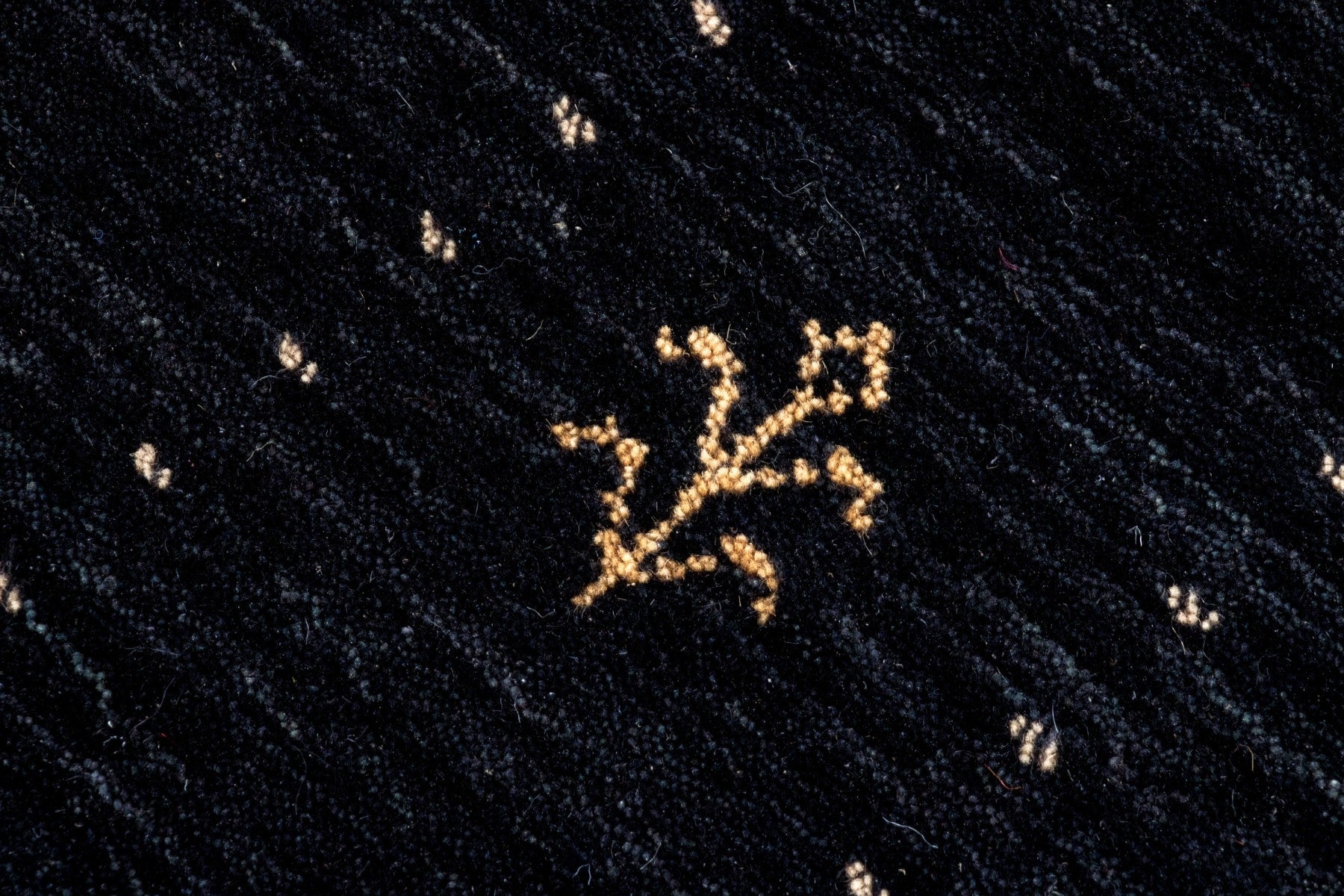 Hand-Woven Lori Gabbeh Wool Area Rug