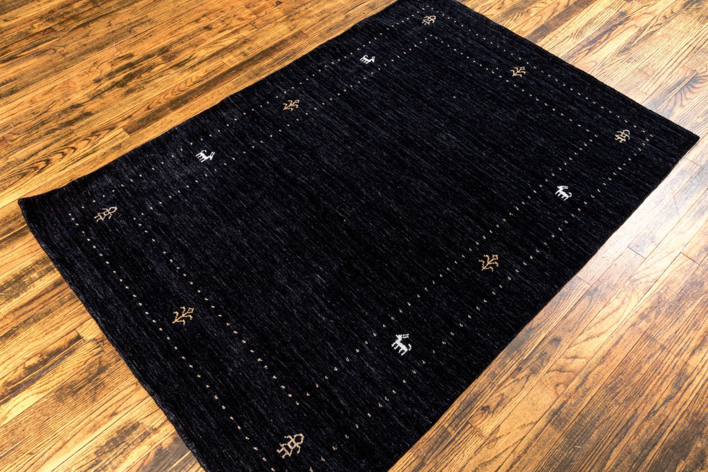 Hand-Woven Lori Gabbeh Wool Area Rug