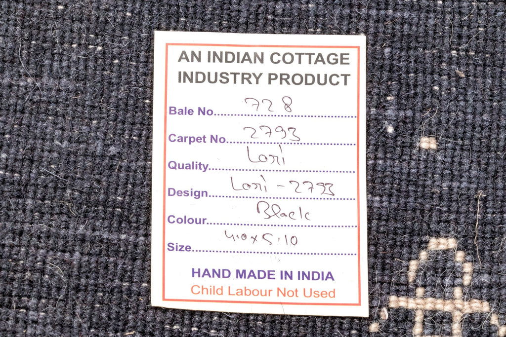 Hand-Woven Lori Gabbeh Wool Area Rug