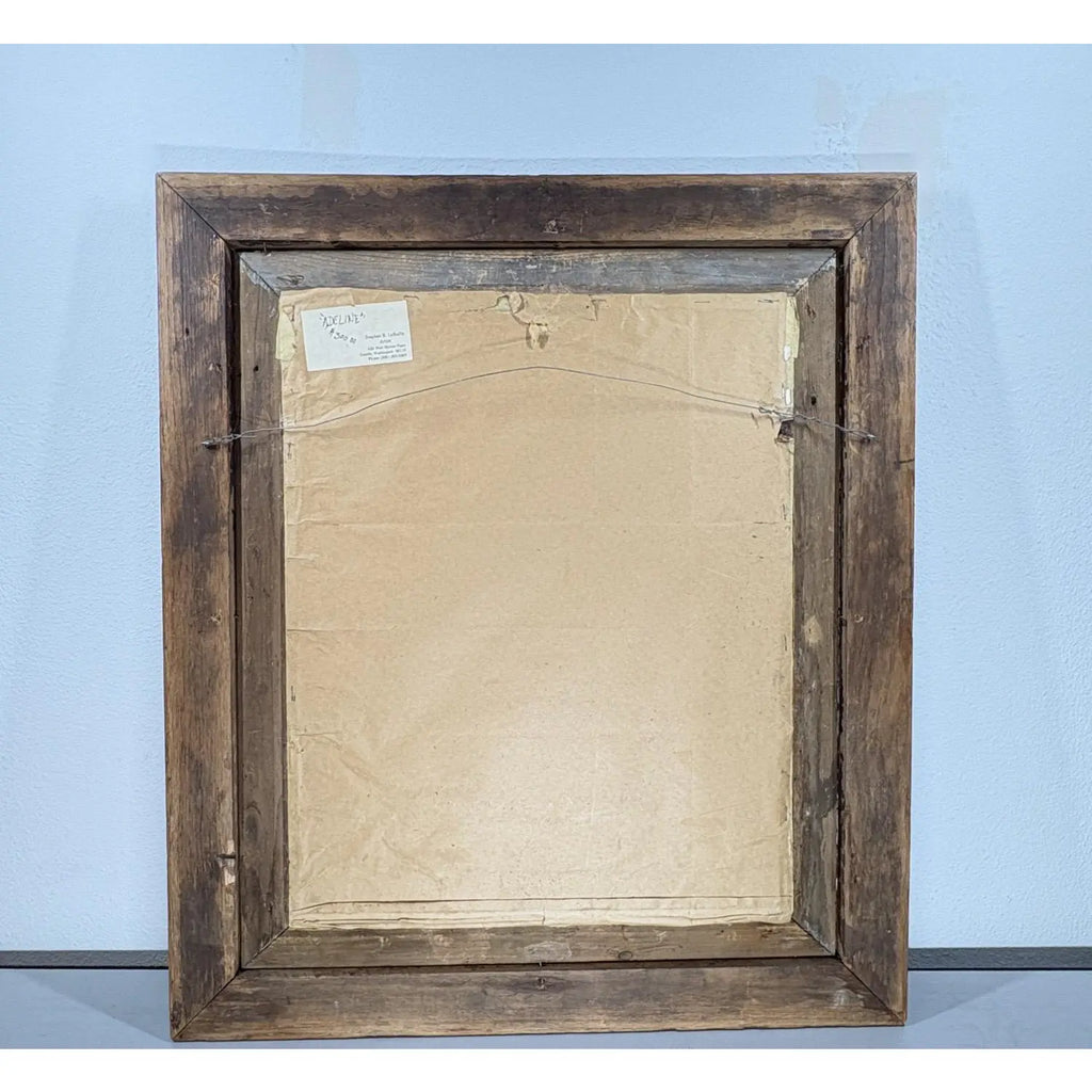 Original Steve LeBailly Signed Watercolor Portrait After Whistler Adeline Grand Ornate Gilt Frame histler