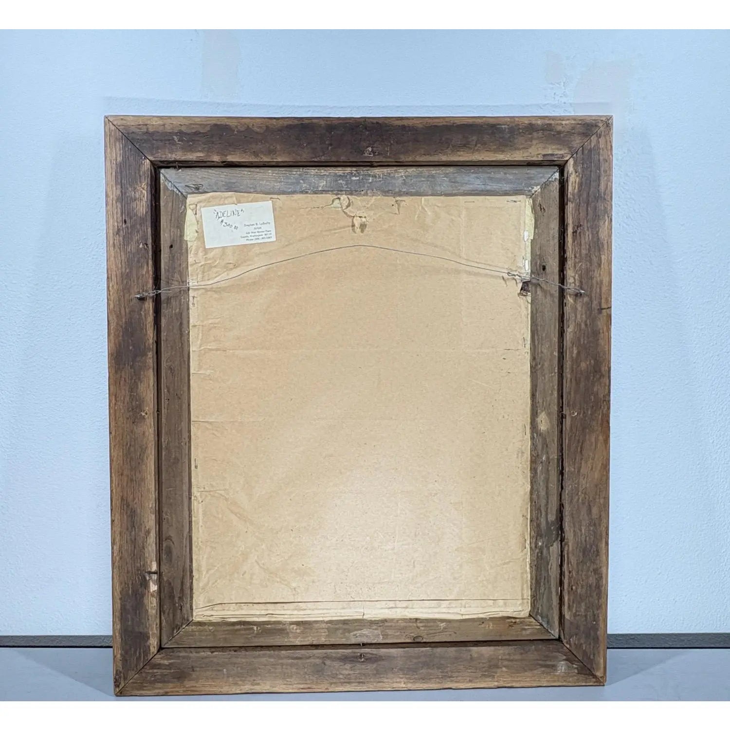 Original Steve LeBailly Signed Watercolor Portrait After Whistler Adeline Grand Ornate Gilt Frame histler