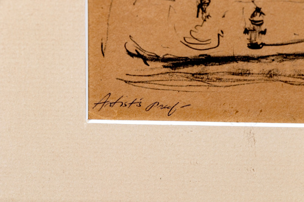 Signed Original Artist Proof Print By Reginald Murray Pollack