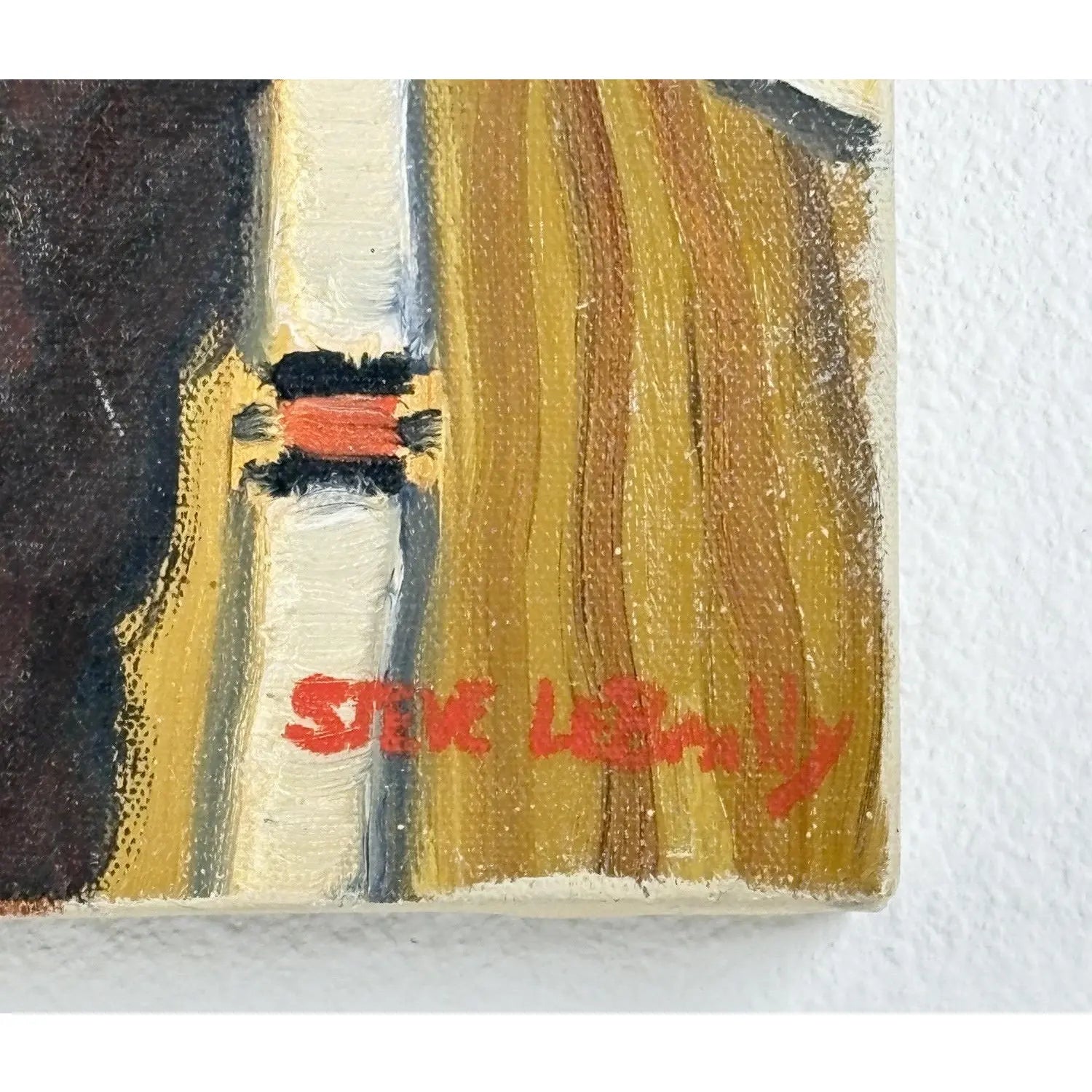 Steve LeBailly Signed Original Oil Painting "Yellow Lodge - Sarcee Indian"