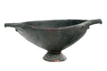 Antique African Oromo Carved Wood Vessel With Sculptural Handles