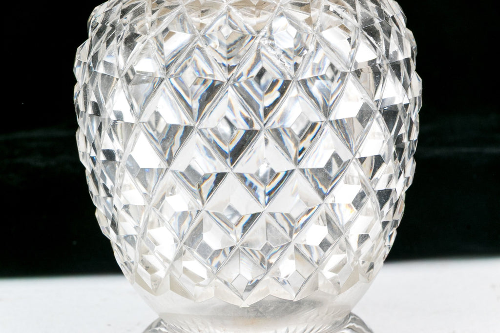 Victorian John Grinsell and Sons Sterling Silver Mounted Crystal Scent Bottle